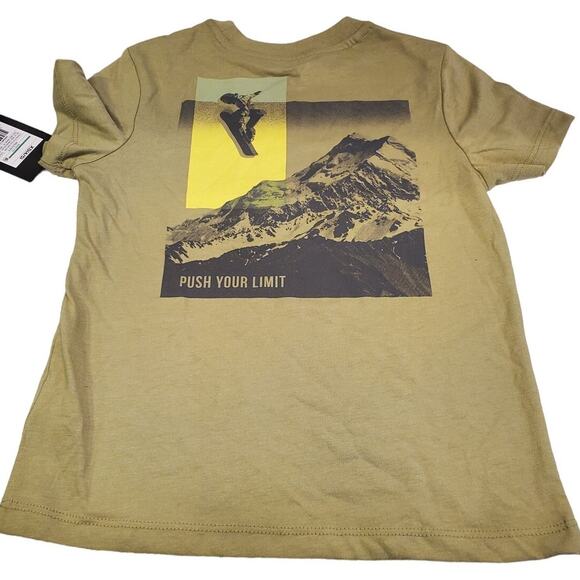Boys Art Class Snowboarding Shirt Push Your Limit Size XSmall 4/5 NEW TShirt - Picture 1 of 5